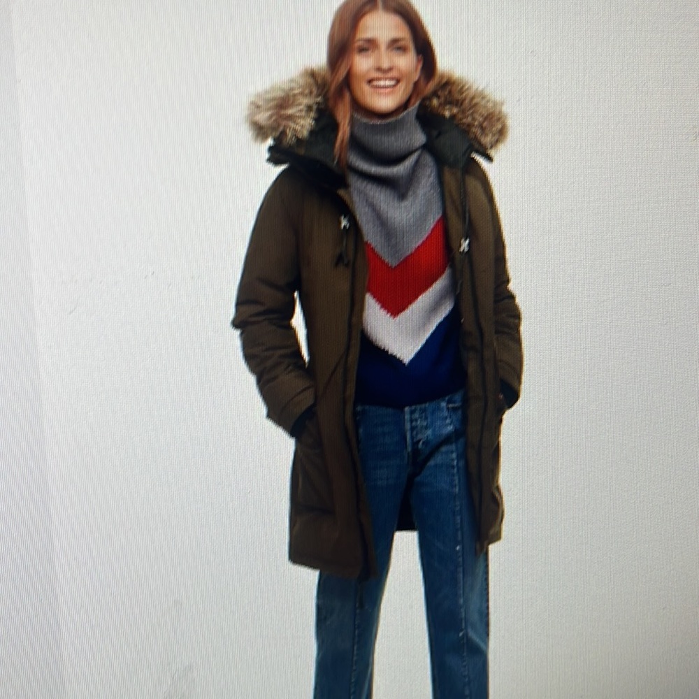 Aritzia/tan Bancroft parka medium olive green - Picture 3 of 15